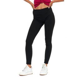Czarne Legginsy Moraj Damskie Z Wysokim Stanem. Czarne legginsy damskie Moraj, m, bez wzorów. Za 49.99 zł.