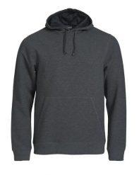 Clique Classic Hoody – męska bluza z kapturem anthracite melange. Szare bluzy męskie CLIQUE, m, bez wzorów, z bawełny, z kapturem. Za 223.98 zł.