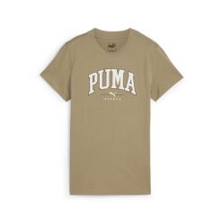 Damska koszulka z nadrukiem PUMA SQUAD PUMA Oak Branch Beige. Brązowe koszulki sportowe damskie Puma, l, bez wzorów, bez kołnierzyka, bez ramiączek, na jogę i pilates. Za 67.99 zł.