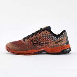 Buty tenisowe męskie Artengo Fast Pro na mączkę ceglaną. Brązowe buty sportowe męskie ARTENGO, z kauczuku, bez zapięcia, tenisowe. Za 359.99 zł.