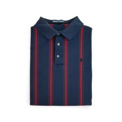 Second life - Męski polo z krótkim rękawem - Stan bardzo dobry. Niebieskie buty sportowe męskie Ralph Lauren, bez zapięcia, na golfa. Za 114.17 zł.