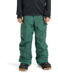 Spodnie do sportów zimowych techniczne dla Chłopców UTILITY. Zielone spodnie sportowe dla chłopców Quiksilver, bez wzorów, z materiału, sportowe, narciarskie. Za 572.50 zł.