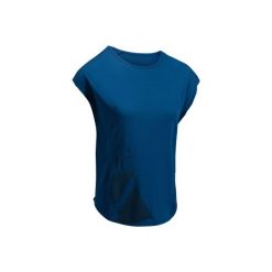 Koszulka fitness cardio 120. Niebieskie koszulki sportowe damskie DOMYOS. W wyprzedaży za 19.99 zł.