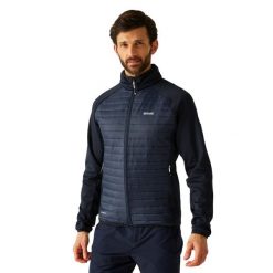 Męska Kurtka Hybrydowa Clumber. Niebieskie kurtki męskie Regatta, m, bez wzorów, z elastanu, bez kaptura. Za 210.99 zł.