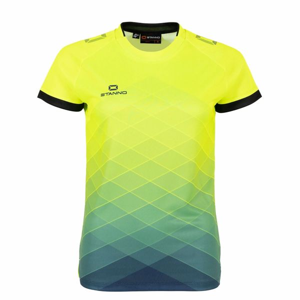 Damski jersey Stanno Altius. Niebieskie koszulki sportowe damskie STANNO, bez wzorów, z jersey, sportowe, bez kołnierzyka. Za 199.50 zł.