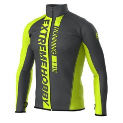 Bluza męska do biegania rozpinana EXTREME HOBBY DRAFT. Zielone bluzy męskie EXTREME HOBBY, l, bez wzorów, z elastanu, bez kaptura, do biegania. Za 219.00 zł.