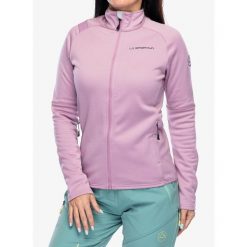 Bluza rozpinana damska La Sportiva Elements Jkt. Czerwone bluzy sportowe damskie La Sportiva, s, bez wzorów, bez kaptura, narciarskie. Za 461.99 zł.