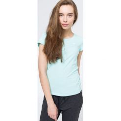 T-shirt damski TSD002 - mięta. Szare t-shirty damskie 4f, z bawełny. W wyprzedaży za 39.99 zł.