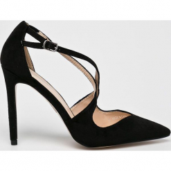 Public Desire - Szpilki Chapelle. Czarne szpilki damskie Public Desire, z materiału. W wyprzedaży za 149.90 zł.