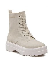Tommy Hilfiger Trapery Feminine Essential Canvas FW0FW07357 Beżowy. Brązowe śniegowce i trapery damskie Tommy Hilfiger, z materiału. Za 419.99 zł.
