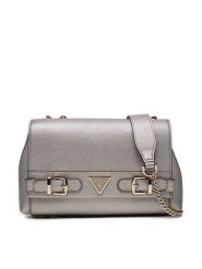 Guess Torebka HWEBM9 51121 Srebrny. Szare torebki do ręki damskie Guess, z aplikacjami, ze skóry, bez dodatków. Za 489.99 zł.
