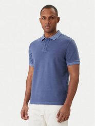 JOOP! Jeans Polo Ambrosian 30045619 Niebieski Modern Fit. Niebieskie koszulki polo męskie JOOP! Jeans, m, bez wzorów, z bawełny, bez ramiączek. Za 208.99 zł.