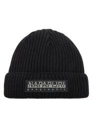 Napapijri Czapka F-Vispa NP0A4HXM Czarny. Czarne rękawiczki męskie Napapijri, na zimę, bez wzorów. Za 219.99 zł.
