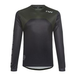 Longsleeve rowerowy męski Northwave Sharp. Czarne bluzy męskie Northwave, m, bez wzorów, bez kaptura. Za 219.99 zł.