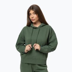Bluza damska Pitbull Lovia Hooded. Zielone bluzy damskie PITBULL, l, bez wzorów, z bawełny, bez kaptura, na fitness i siłownię. Za 189.99 zł.
