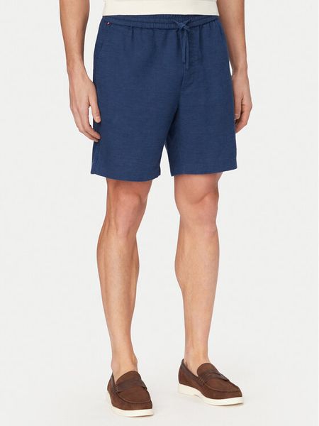 Tommy Hilfiger Szorty materiałowe Dover MW0MW44357 Niebieski Regular Fit. Niebieskie szorty męskie Tommy Hilfiger, m, bez wzorów, z materiału. Za 409.99 zł.