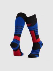 4F Skarpety narciarskie męskie - granatowe 39-42. Niebieskie skarpety męskie 4f, bez wzorów. Za 79.99 zł.