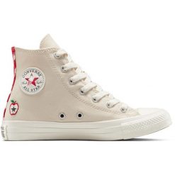 Buty sportowe Converse Chuck Taylor All Star. Czerwone obuwie sportowe damskie Converse, bez wzorów. Za 390.00 zł.