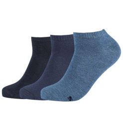 Skarpetki sportowe dla dorosłych 3PPK Men Sneaker Socks. Niebieskie skarpety damskie Skechers, bez wzorów. Za 34.99 zł.