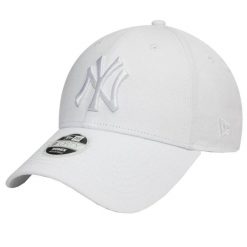 Damska czapka z daszkiem New Era MLB New York Yankees. Białe czapki i kapelusze damskie New Era, na lato, bez wzorów, z bawełny, klasyczne. Za 109.99 zł.