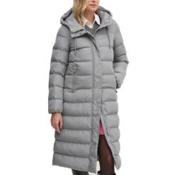 Kurtka GEOX W ANYLLA E Szary. Szare kurtki męskie Geox, m, bez wzorów, z tkaniny, bez kaptura. Za 574.99 zł.