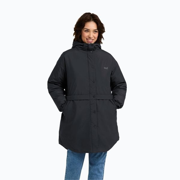 Kurtka ocieplana damska Jack Wolfskin Altay. Czarne kurtki damskie Jack Wolfskin, xs, bez wzorów, z puchu, bez kaptura. Za 629.99 zł.
