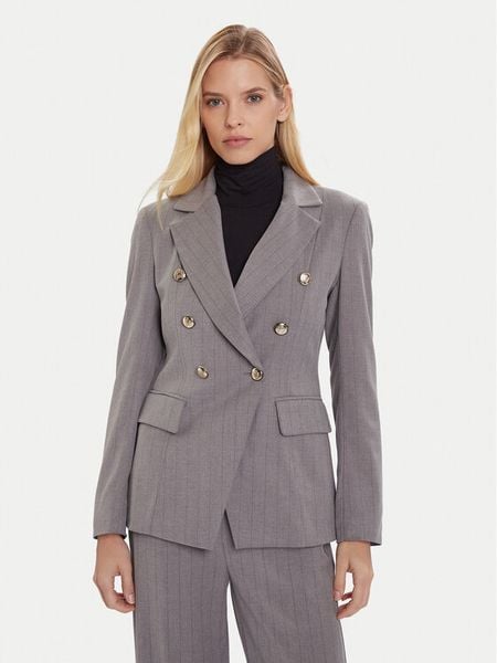 Maryley Marynarka 25IB139/M17 Szary Regular Fit. Szare żakiety damskie Maryley, m, bez wzorów, z wiskozy. Za 629.99 zł.