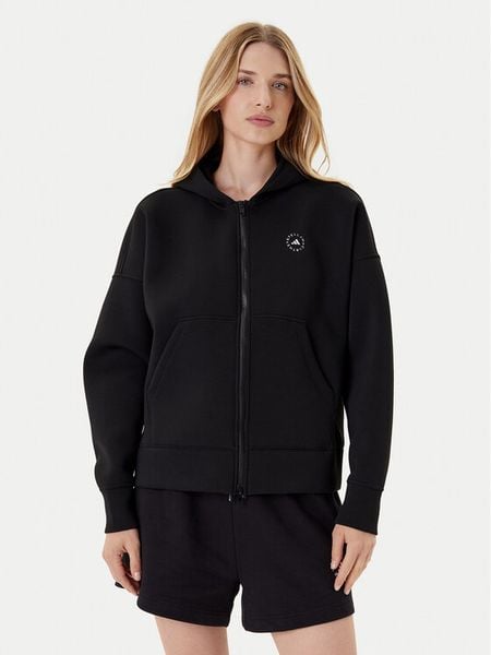 Adidas by Stella McCartney Bluza JV7036 Czarny Loose Fit. Czarne bluzy damskie adidas by Stella McCartney, m, bez wzorów, z syntetyku, bez kaptura. Za 389.99 zł.