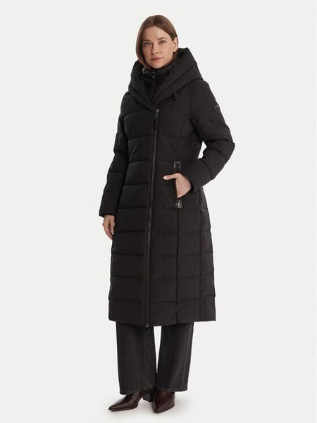 DKNY Kurtka zimowa DLEMPV01 Czarny Regular Fit. Czarne kurtki damskie DKNY, na zimę, l, bez wzorów, z syntetyku, bez kaptura. Za 1,099.00 zł.