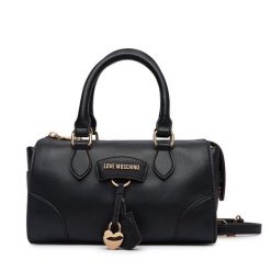 Torebka LOVE MOSCHINO. Czarne torebki do ręki damskie Love Moschino, bez wzorów, wizytowe, bez dodatków. Za 1,029.00 zł.