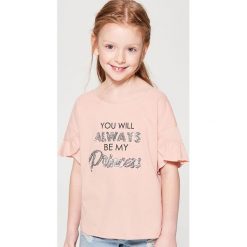 Koszulka dla dziewczynki little princess - Różowy. T-shirty damskie marki bonprix. W wyprzedaży za 19.99 zł.
