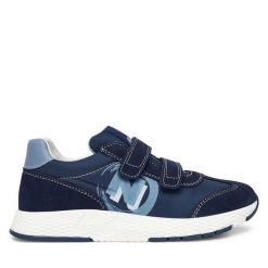 Sneakersy Naturino. Niebieskie trampki i tenisówki chłopięce Naturino, bez wzorów, bez zapięcia. Za 309.99 zł.