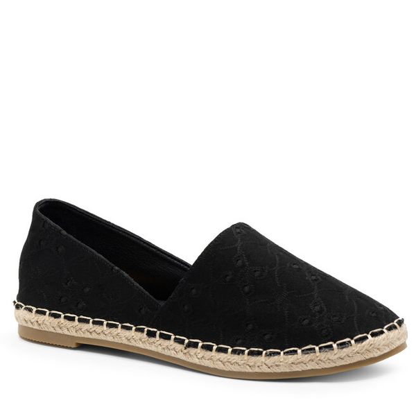 Espadryle Jenny Fairy. Czarne espadryle damskie Jenny Fairy, bez wzorów, bez obcasa, bez zapięcia. Za 43.99 zł.
