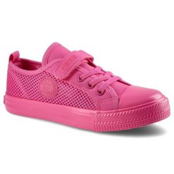 Różowe Trampki Big Star Dziecięce Buty Na Rzep. Czerwone trampki i tenisówki dziewczęce Big Star, w ażurowe wzory, ze skóry, bez zapięcia. Za 81.00 zł.