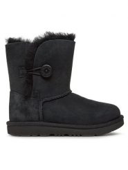 Ugg Śniegowce K Bailey Button II 1017400K Czarny. Czarne buty zimowe dziewczęce UGG, bez wzorów, ze skóry, bez zapięcia. Za 529.99 zł.