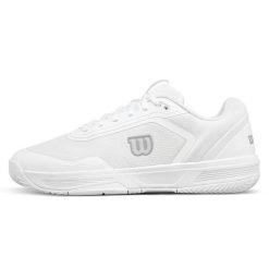 Buty do tenisa Wilson Courtglide. Białe buty sportowe męskie Wilson, bez zapięcia, tenisowe. Za 333.75 zł.