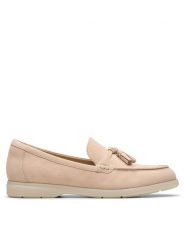 Clarks Mokasyny Narini Edge 26181453 Beżowy. Brązowe mokasyny damskie Clarks, ze skóry. Za 319.99 zł.