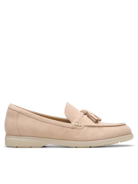 Clarks Mokasyny Narini Edge 26181453 Beżowy. Brązowe mokasyny damskie Clarks, ze skóry. Za 449.99 zł.