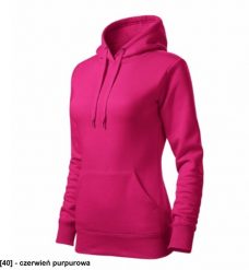 Cape Free - ADLER - Cape Free - Bluza damska, 320 g/m2, 65 % bawełna, 35 % poliester - czerwień purpurowa S. Czerwone bluzy damskie Malfini, m, bez wzorów, z bawełny, bez kaptura. Za 144.49 zł.