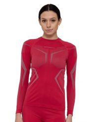 Bluza damska termoaktywna Brubeck DRY. Czerwone bluzy damskie Brubeck, xl, bez wzorów, z dzianiny, bez kaptura. Za 159.99 zł.