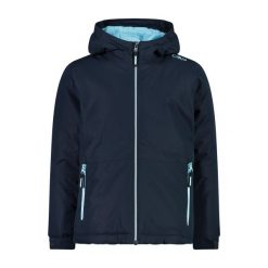 Dziecięca kurtka z kapturem ripstop CMP. Czarne kurtki i płaszcze dla dziewczynek CMP, bez wzorów, z kapturem. Za 316.00 zł.