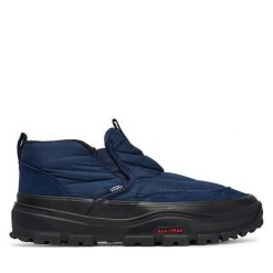 Śniegowce Vans. Niebieskie śniegowce i trapery męskie Vans, bez zapięcia. Za 559.99 zł.