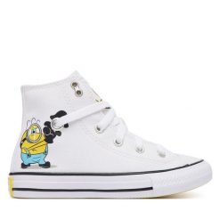 Trampki Converse. Białe trampki i tenisówki chłopięce Converse, bez wzorów, retro, bez zapięcia. Za 279.99 zł.