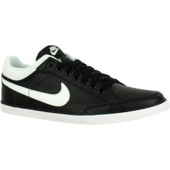 Buty sportowe męskie Nike Capri Low Leather. Czarne buty sportowe męskie Nike, ze skóry, bez zapięcia, na fitness i siłownię. Za 390.00 zł.