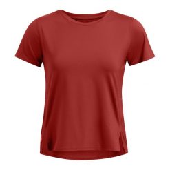 Koszulka do biegania damska Under Armour Launch Elite. Brązowe koszulki sportowe damskie Under Armour, s, bez wzorów, sportowe, bez kołnierzyka. Za 169.99 zł.