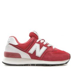 Sneakersy New Balance. Niebieskie trampki i tenisówki chłopięce New Balance, bez wzorów, bez zapięcia. Za 199.99 zł.