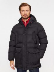 Tommy Hilfiger Kurtka zimowa Essential Rockie MW0MW33961 Czarny Regular Fit. Czarne kurtki męskie Tommy Hilfiger, na zimę, l, bez wzorów, z syntetyku, bez kaptura. Za 1,259.00 zł.