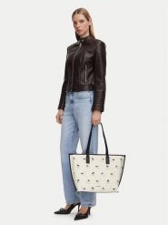 KARL LAGERFELD Torebka B3W30349 Biały. Białe torebki do ręki damskie KARL LAGERFELD, bez wzorów, ze skóry, bez dodatków. Za 1,099.00 zł.