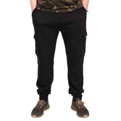 Spodnie Wędkarskie Dresowe Fox Lw Black Camo Combat Joggers. Czarne spodnie sportowe męskie FOX, xl, bez wzorów, z dresówki. Za 277.50 zł.