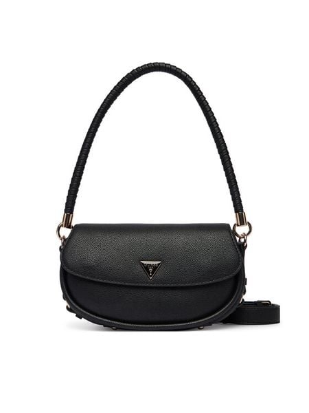 Guess Torebka Danya HWBG99 18190 Czarny. Czarne torebki do ręki damskie Guess, z aplikacjami, ze skóry, bez dodatków. Za 385.99 zł.